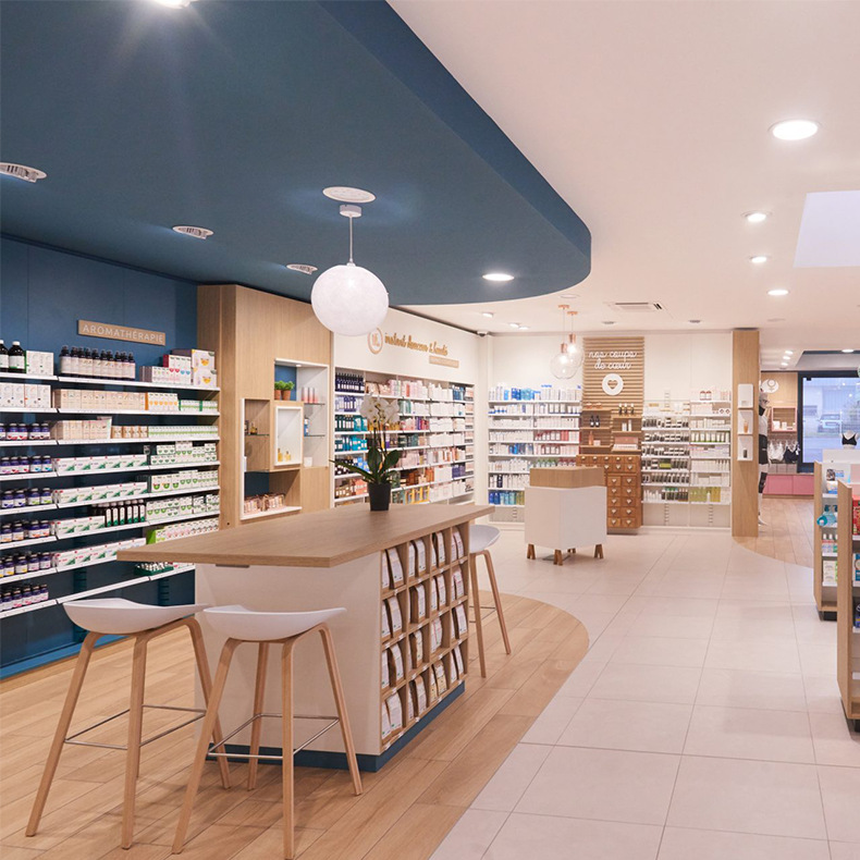 厂家定制商场百货店柜台木质简易展示柜台小商品展示柜多层展示架