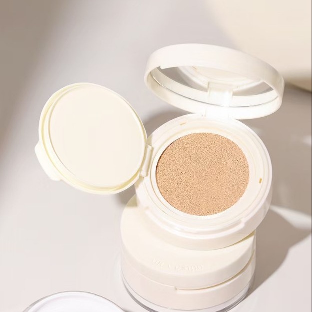 novo柔雾焕颜双层气垫霜2组色5946定妆散粉 气垫彩妆批发一件代发