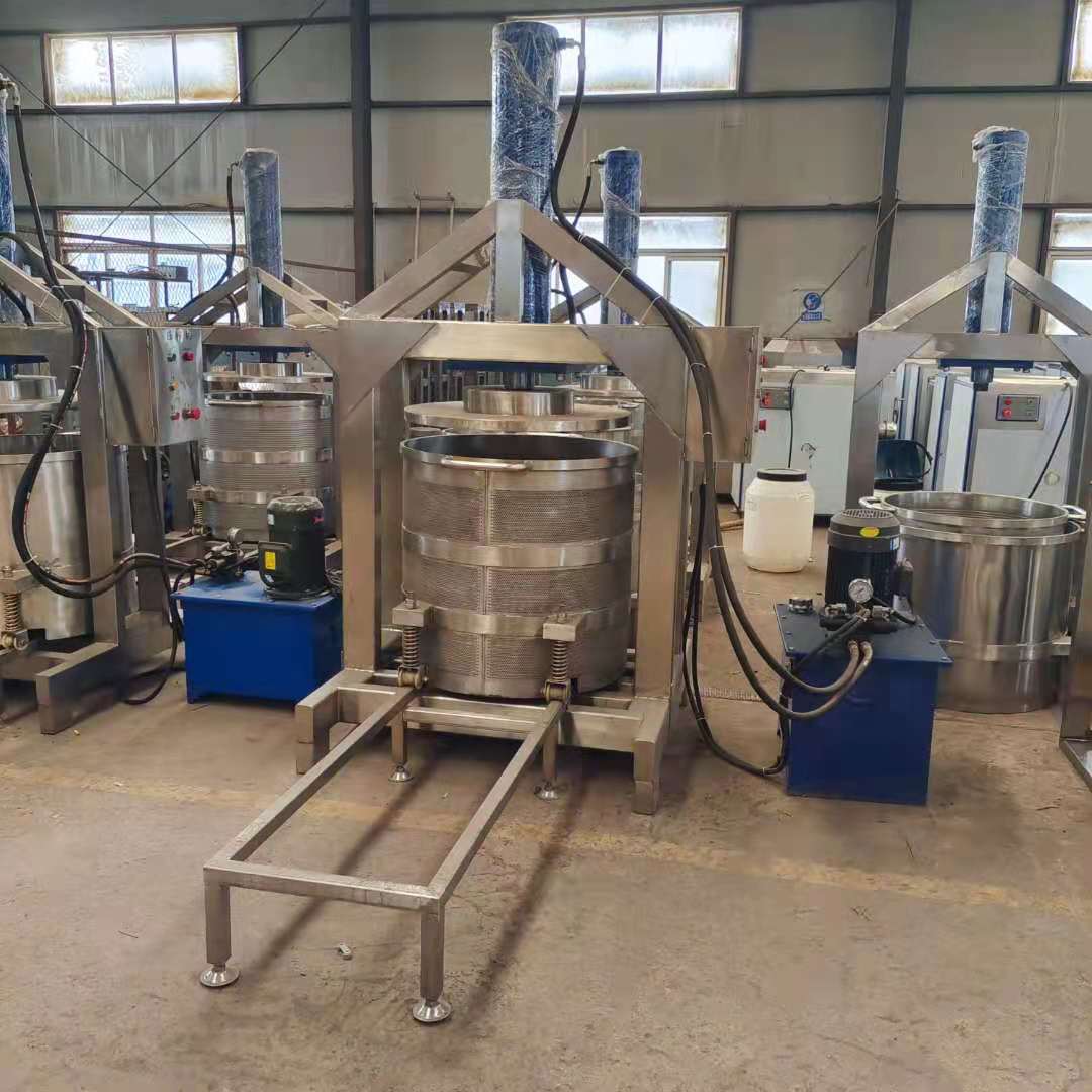 杨梅汁自动压榨机 酒糟专用压榨机 食品不锈钢液压压榨机