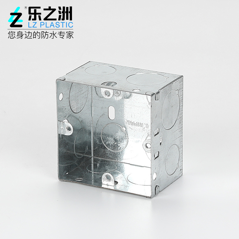 86型铁线盒电线管金属开关盒暗盒线管接线盒过路接线铁盒3*3