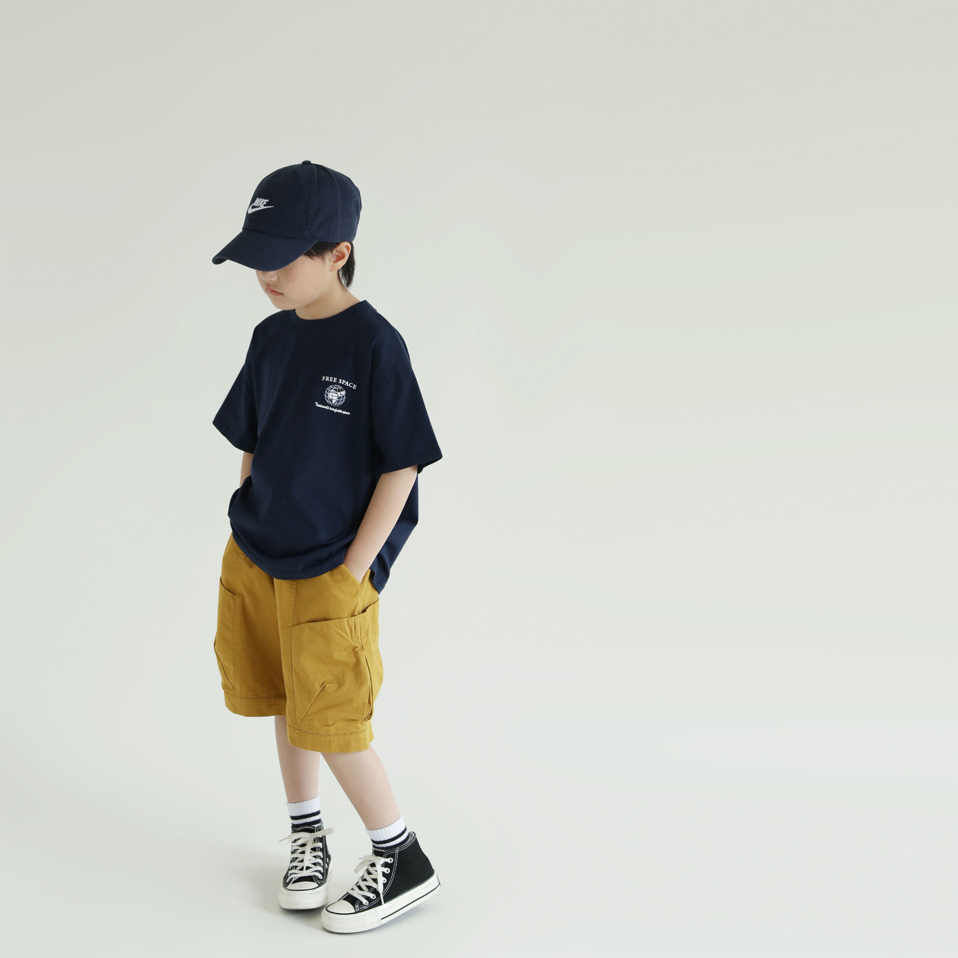 2023 Summer New Children's Fashionable Cartoon Printed Half Sleeve Tops Boys' Casual Loose Short Sleeves T-shirt Fashion