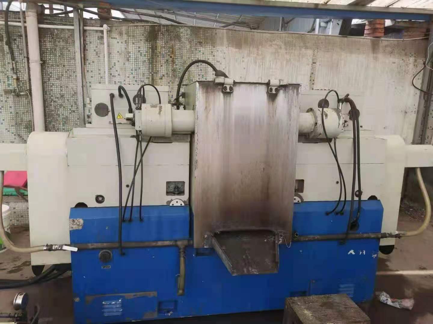 机械厂急售二手乳山双丰my7660卧轴双端面磨床