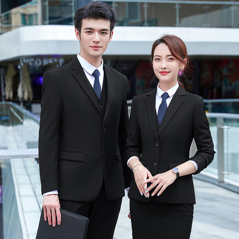男女同款公务员职业装西装套装商务正装4s酒店销售经理教师工作服