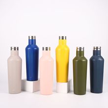 跨境304不锈钢真空保温杯便携方型运动水瓶保温保冷红酒瓶保温杯