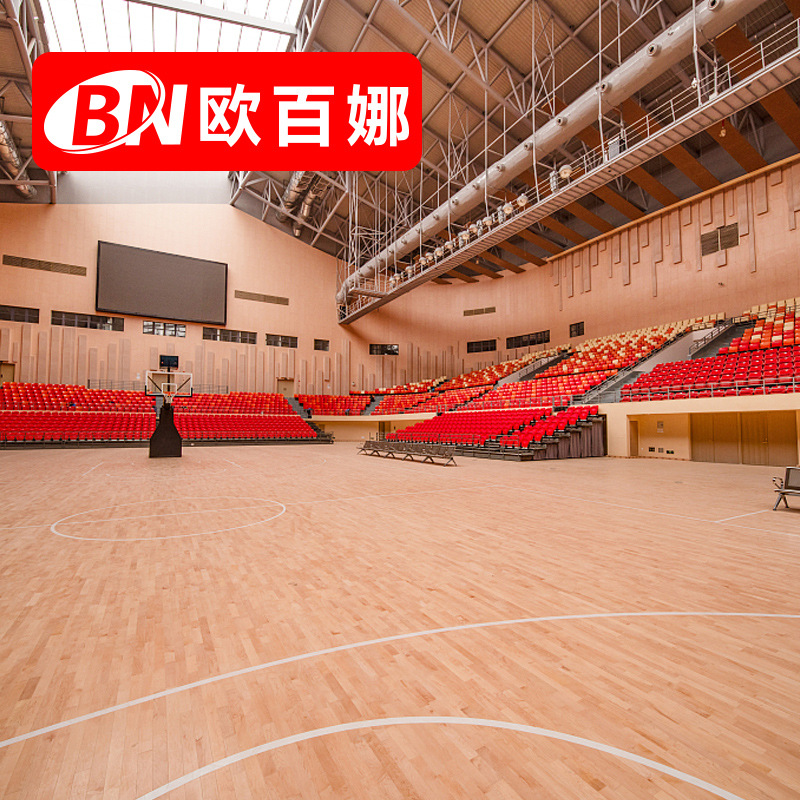 欧百娜羽毛球地胶室内羽毛球场地专用地胶垫气排球训练运动地板