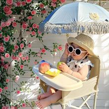 宝宝沙滩椅户外便携式折叠椅婴儿童野餐椅多功能露营凳子拍照家用
