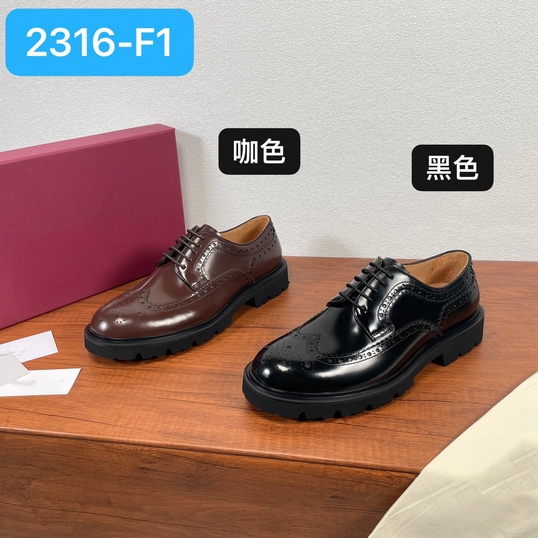 24ss男士正装商务皮鞋系带皮鞋德比鞋 240406 2316-f1-阿里巴巴