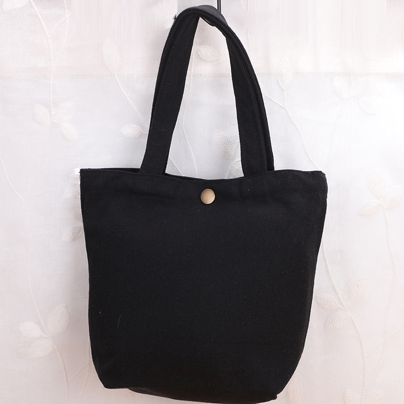 Summer Korean Style Ins Handbag Solid Color Simple Large Capacity Casual Canvas Bag All-Match Shoulder Bag Women's Bag women bag