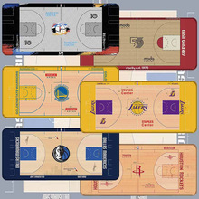 篮球场nba鼠标垫超大号詹姆斯库里键盘垫湖人勇士防滑男生书桌垫