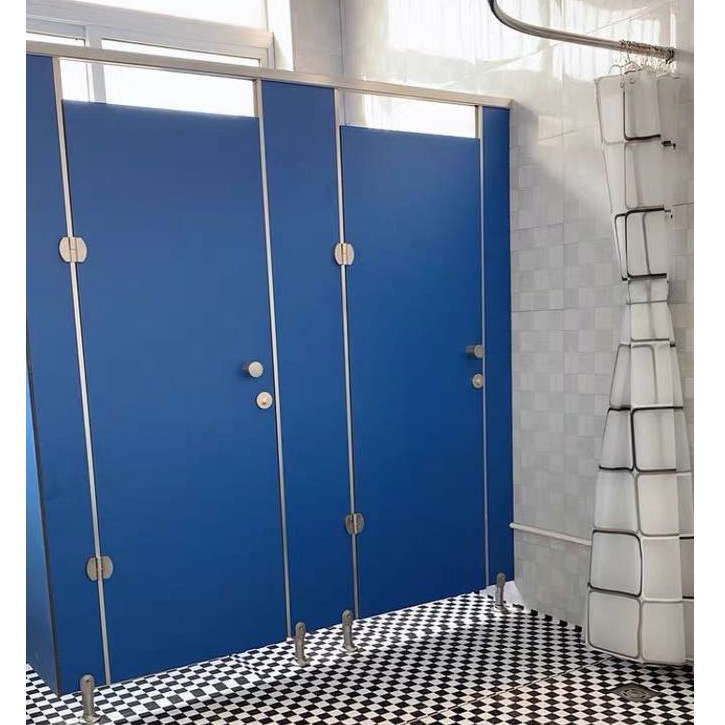 公卫生间隔板学校厕所隔断门板写字楼酒店商场隔断板塑料pvc淋浴
