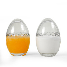厂家批发玻璃鸡蛋壳布丁杯带盖酸奶双皮奶创意玻璃瓶慕斯玻璃瓶