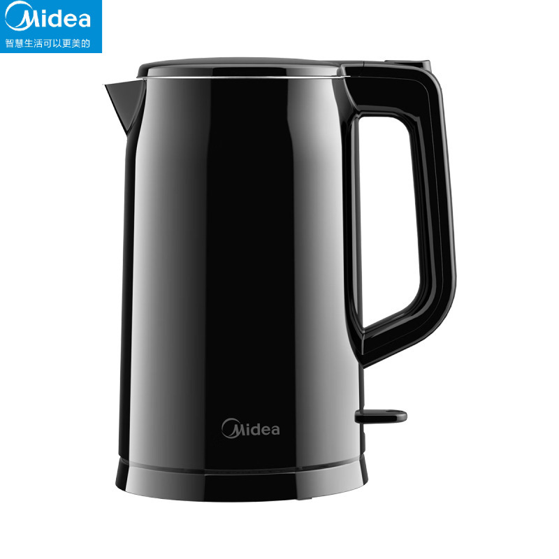 美的电水壶 1.7L烧水壶家用304不锈钢自动断电MK-AEK17S01