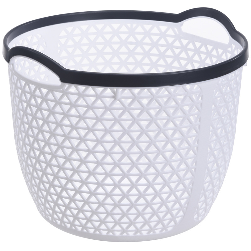 New Large Capacity round Hollow Laundry Basket Japanese Bedroom Clothes Organizer Storage Basket Portable Storage Basket