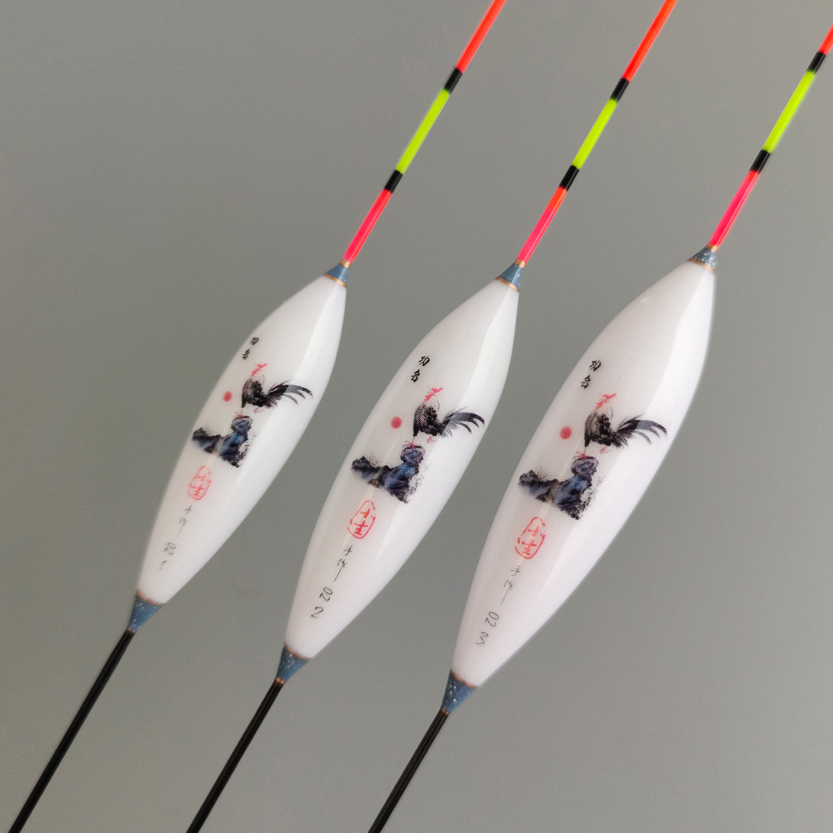 小生鱼漂官方旗舰纳米浮漂鲤鲫鱼漂加粗醒目漂高灵敏红黄硬尾