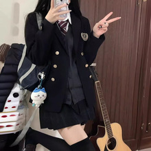 花千猪 星屿高西服DK/JK制服 日系男女学院风双排扣西装外套