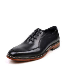 春秋牛津鞋男真皮商务英伦正装男士低帮韩潮百搭休闲德比男鞋婚鞋