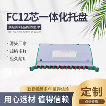 厂家供应 FC12芯一体化托盘 熔纤盘 熔配一体化模块 模块托盘