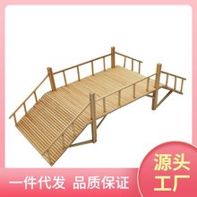 8WTI批发雪糕棒棍木条diy手工制作小桥木屋模型幼儿园手工制作材