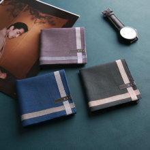 High-end handkerchiefs men's Valentine's Day gift cotton跨境