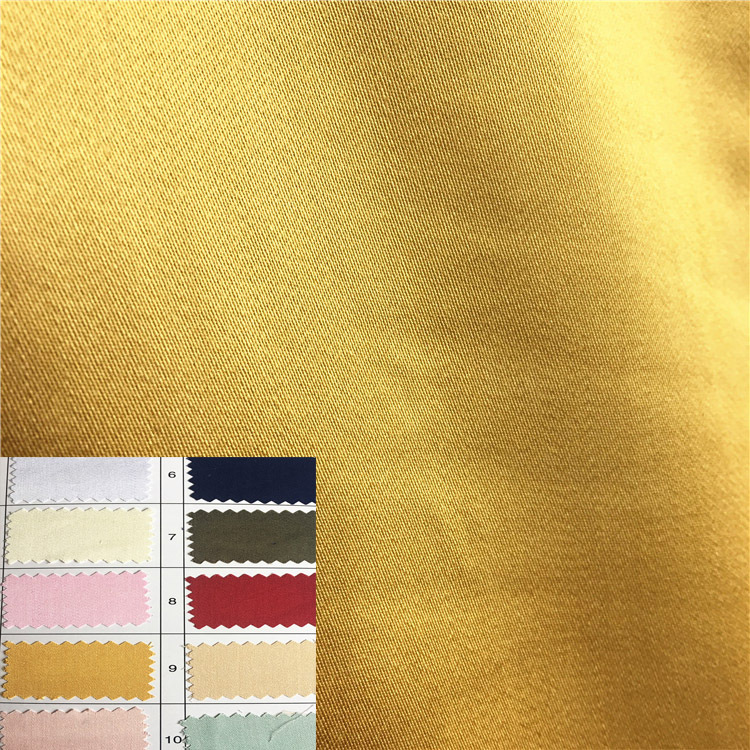 40支人棉贡缎 全人棉绸缎素色料 春夏衬衫连衣裙服装家纺面料批发