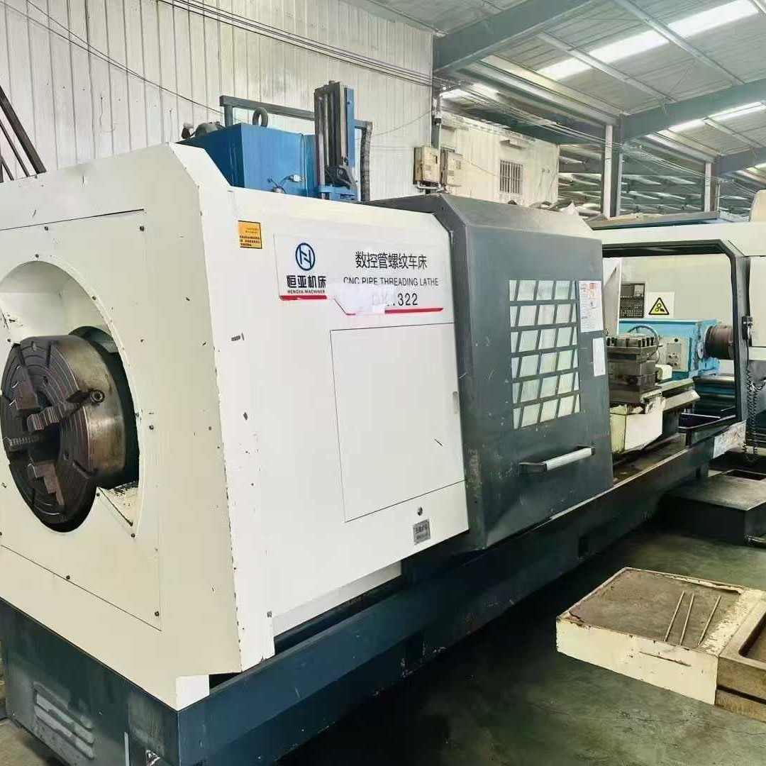 转让恒亚QK1322x3米数控管螺纹车床广数980TDi系统现货