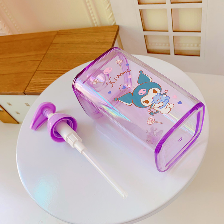 Japanese Candy Color Sannitizer Replacement Bottle Girl Heart Toilet Shampoo Lotion Bottle Shower Gel Pump Bottle