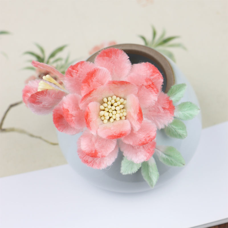 绒花制作工具古风汉服装饰配件制作饰diy材料发簪感手工新年