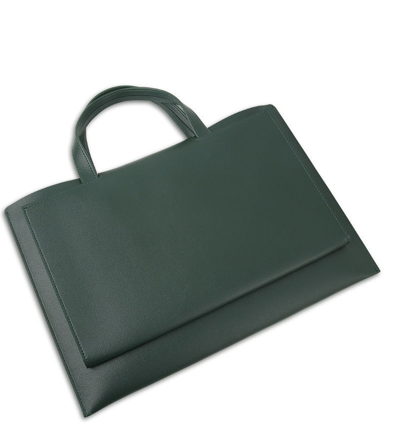 pu手提电脑包 男士公文手提包pu皮包出差单肩包文件电脑包斜跨包