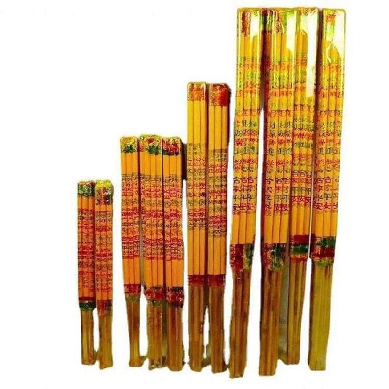 高香供佛无烟藏香庙里十五上大供香大香拜佛香粗香熏香节日黄色
