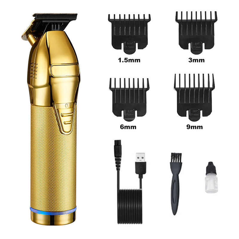 S9 Hair Clipper Electrical Hair Cutter Wholesale Can Design Golden Carving Oil Clipper Head Electric Clipper Cross-Border New Arrival Hair Scissors