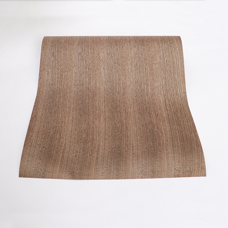 天然黑胡桃直纹实木皮超宽幅高档家具橱柜装修饰面贴面免拼接贴皮