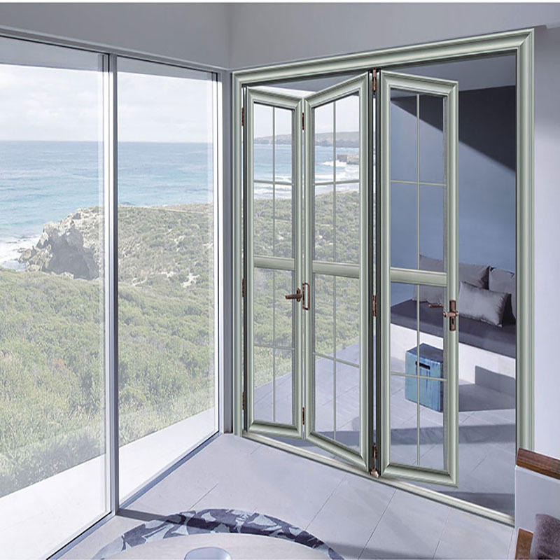 阿尔维门窗制定断桥铝合金折叠门厨房卫生间隔断推拉门封阳台