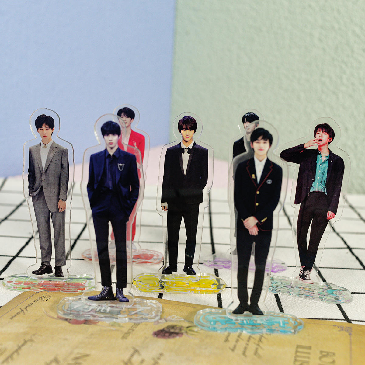 刘耀文立牌 时代少年团真人名字底座宋亚轩双面摆件丁程鑫周边tnt