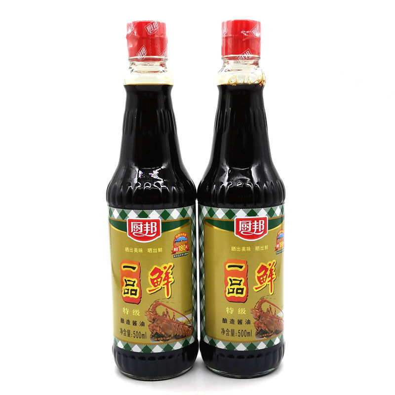 正宗厨邦一品鲜特级酿造酱油酿造生抽炒菜凉拌调味厨帮一品鲜酱油