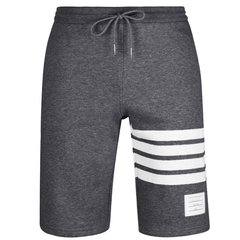 Tb Fog Four Bars Striped Trendy Men's Summer Trendy Pants Cotton Fashion Brand Middle Pants Sports Casual Shorts Couple