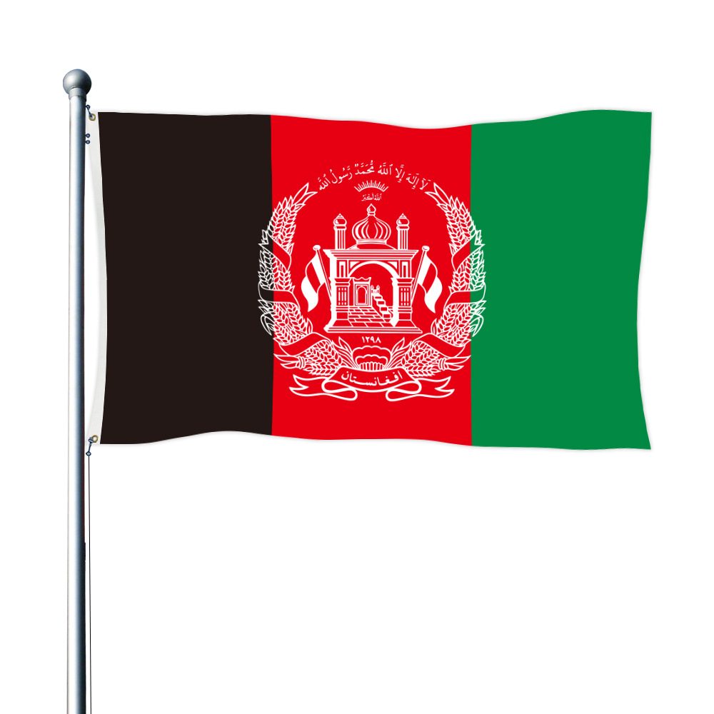 阿富汗国旗 afghanistan flag 厂家直销 亚马逊热销中 90*150cm
