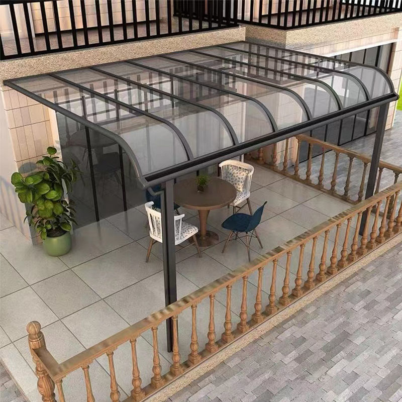 铝合金雨棚遮阳棚庭院设计顶楼天台装饰代发厂家批发一件批发跨境