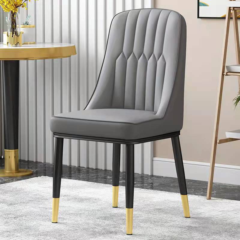 Wholesale Restaurant Chair Home Nordic Light Luxury Dining Chair Restaurant Soft Bag Armchair Stool Nail Salon Hotel Dining Chair