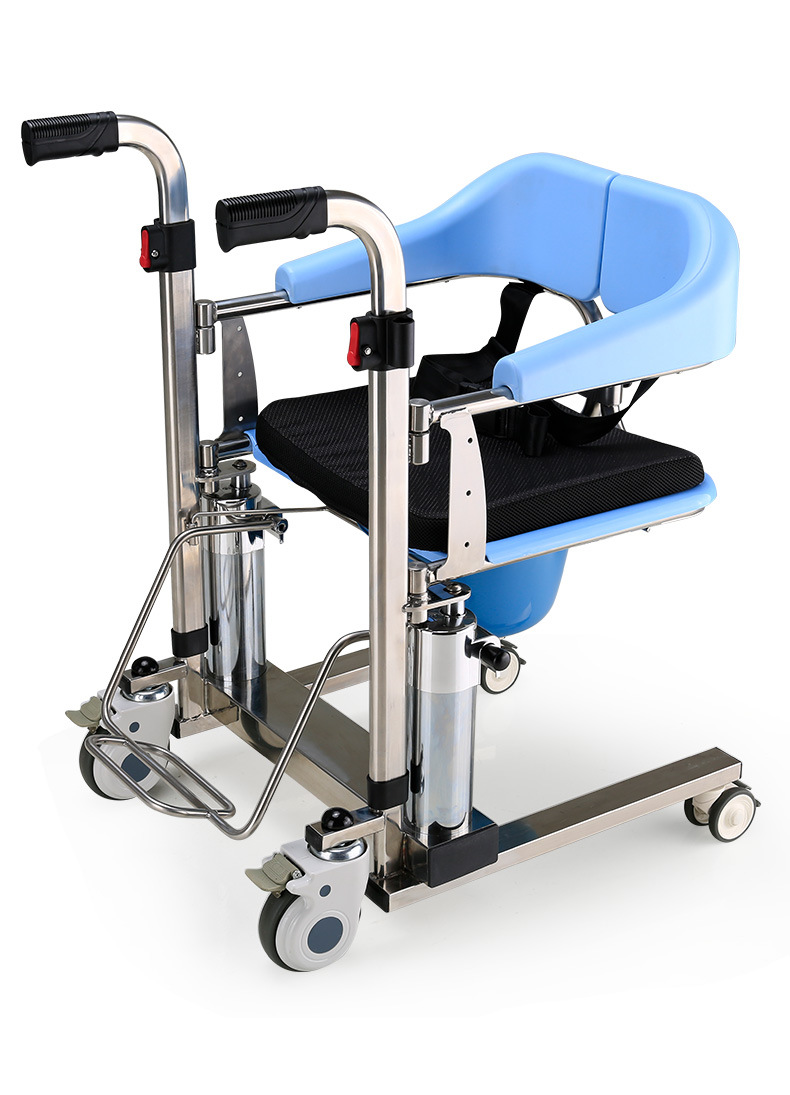 双液压移位机老人多功能电动升降瘫痪残疾人护理洗澡坐便椅移动机