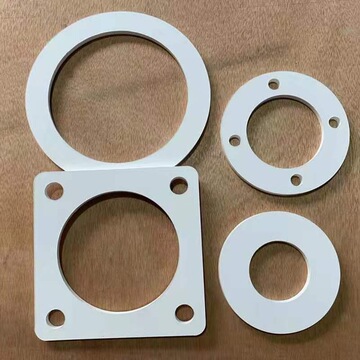 定制加工聚四氟乙烯带孔垫片尼龙pom非标异形件ptfe铁氟龙密封件