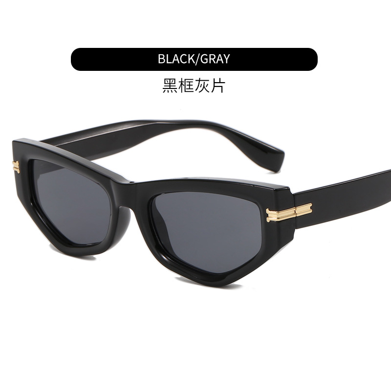 Fashion Small Square Frame Sunglasses Foreign Trade Modern Sunglasses Trendy Sun Glasses Pentagonal Glasses