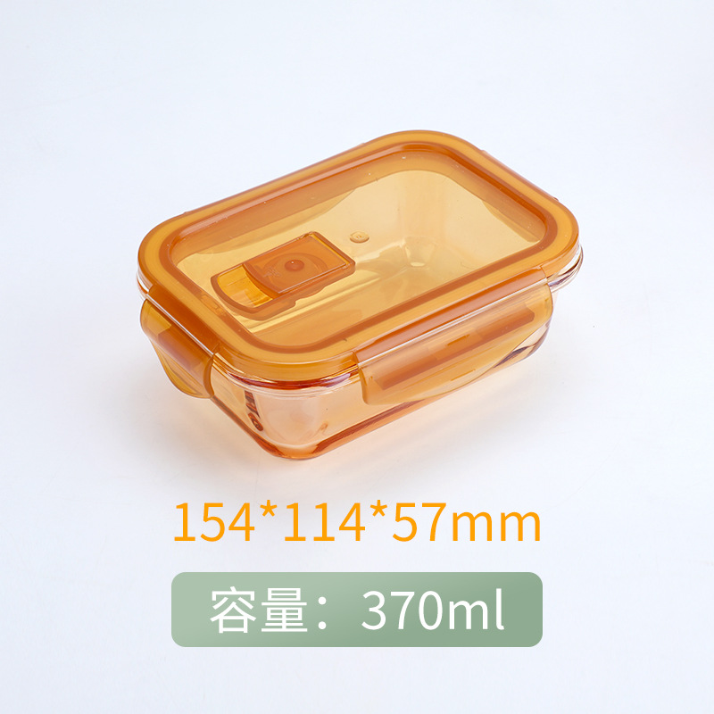 Microwave Oven Glass Lunch Box Crisper Sealed with Lid Large Capacity Bento Box Separated Heated Lunch Box Glass Bowl