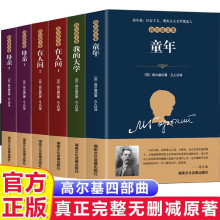 高尔基四部曲6册 童年在人间我的大学母亲书籍正版高尔基文集小说