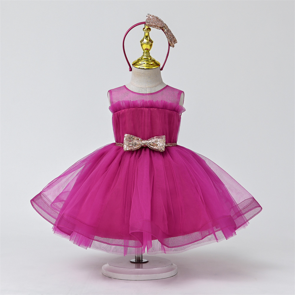 童装女童连衣裙夏季韩版婴幼儿tutu裙批发儿童服装背心艾莎公主裙