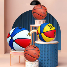 厂家批发定  制logo 4号5号6号水泥地训练篮球学生篮球比赛PU篮球