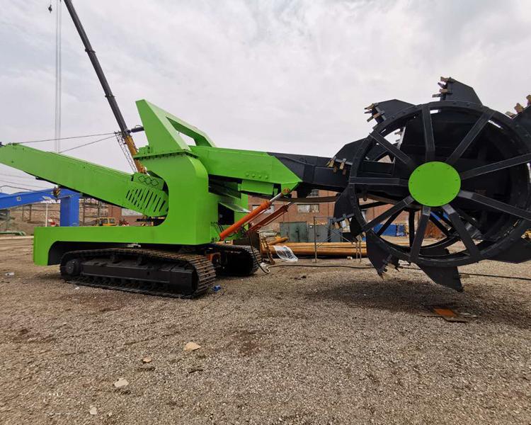 全自动装车机沙子矿石取料机斗轮上料机履带式挖斗堆料机设备