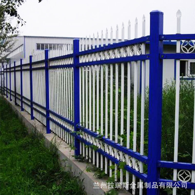 直销锌钢护栏围墙 铁艺户外围栏 小区别墅学校铁栅栏护栏网-阿里巴巴