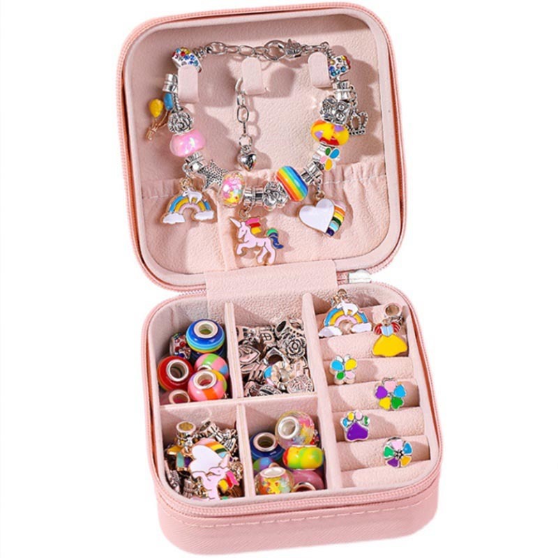 Amazon Hot Selling Product Children's Puzzle Bead Bracelet Set Suitable for 6-12 Years Old Girl Party Birthday Gift