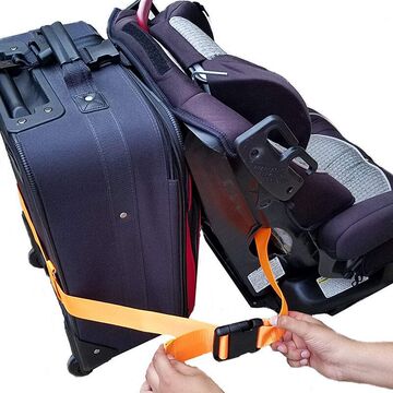 纯色行李箱绑带批发 旅行出差行李带打包带一字插扣行李固定绑带