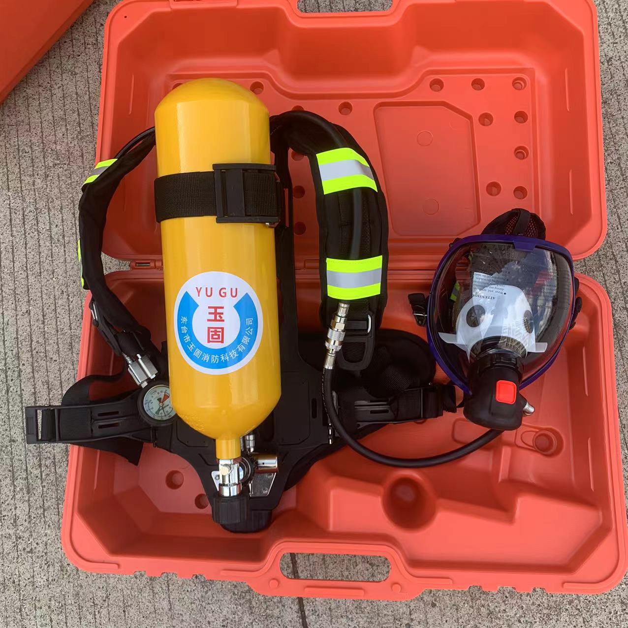 rhzk6/30正压式消防空气呼吸器5l/6l自给式钢瓶空气呼吸器5升/6升
